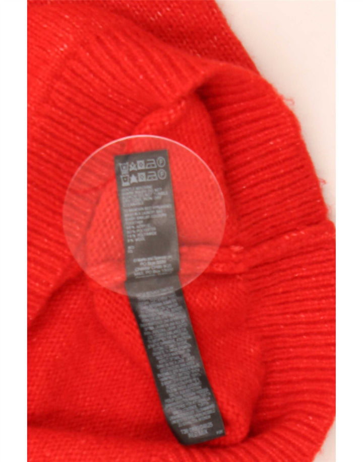 Marks & Spencer Suéter tipo jersey con cuello redondo para mujer, talla 40, tamaño mediano, color rojo manchado