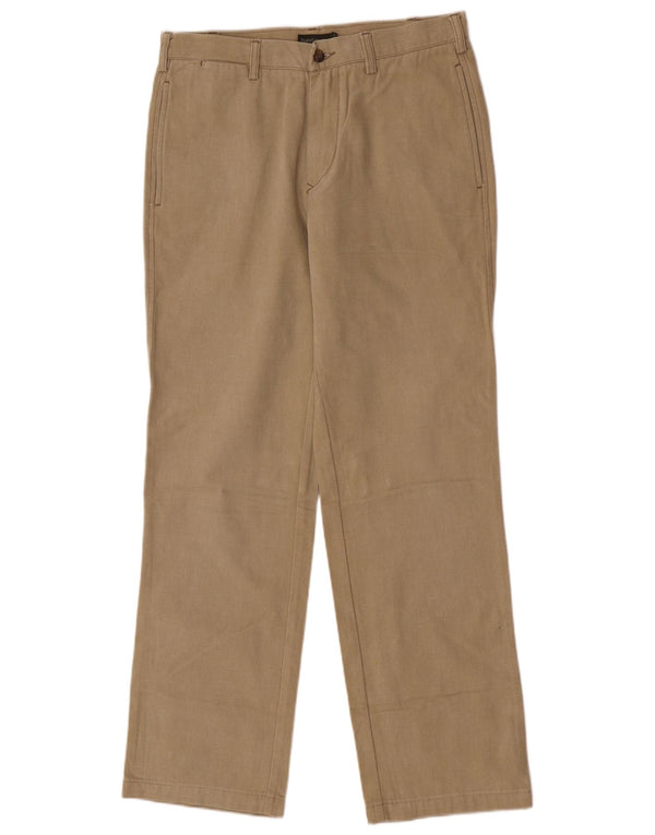 Henry s Pantalón chino recto para hombre IT 48 Medium W30 L30 Beige