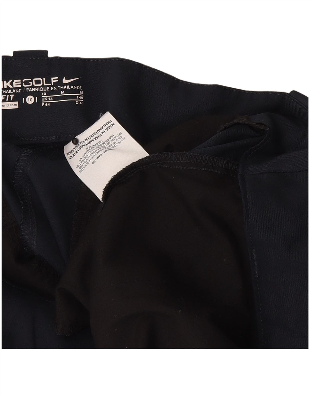Nike Golf Chino Shorts para mujer UK 14 Medium W34 Azul marino Poliéster