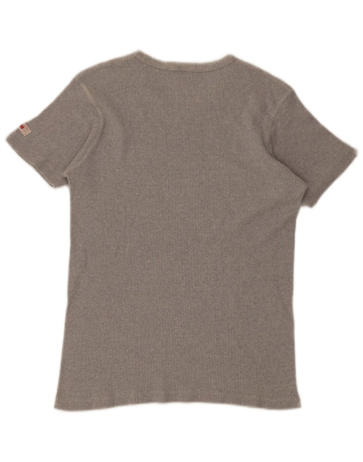 Levi's Camiseta para mujer Top UK 12 Algodón gris medio