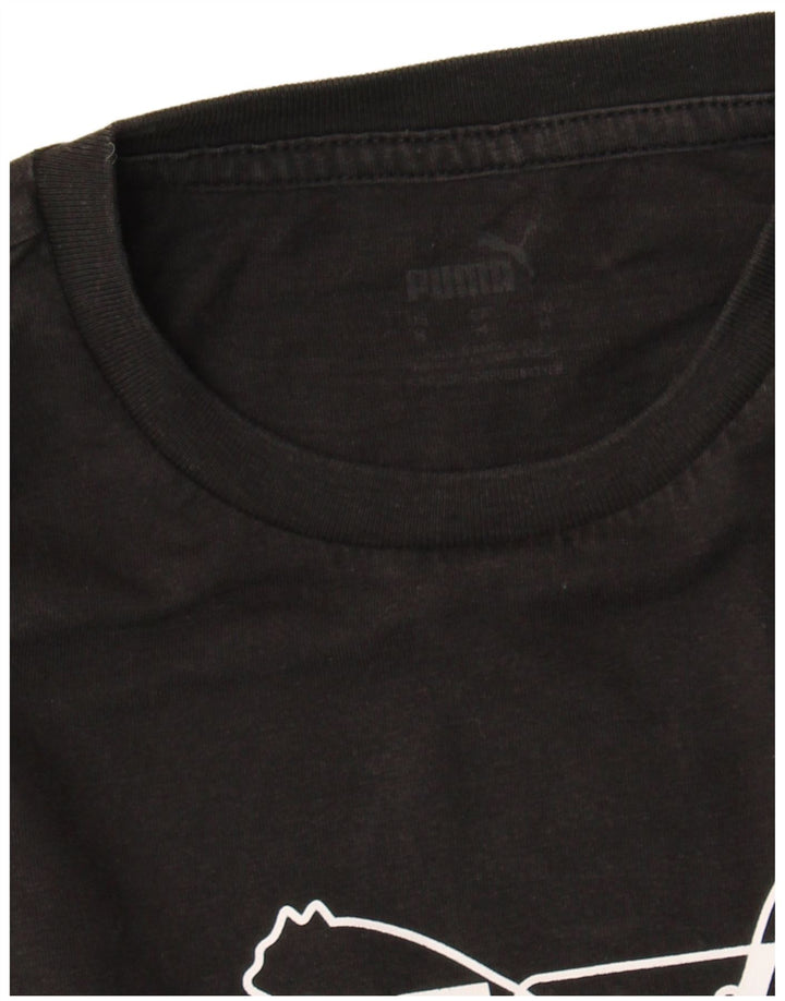 Puma - Camiseta gráfica para mujer, talla 40, talla M, color negro