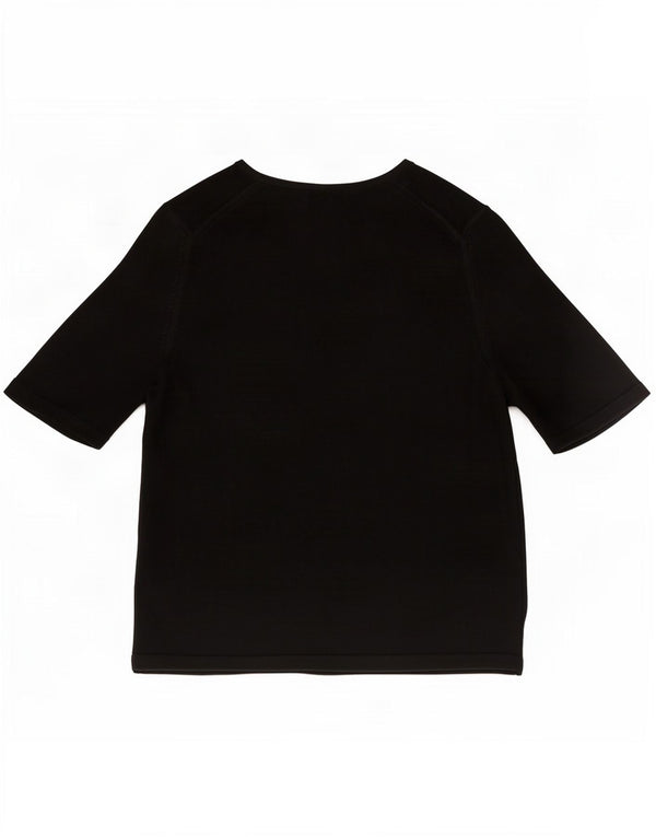 Marks & Spencer Camiseta para Mujer Top UK 40 Medium Negro Acrílico