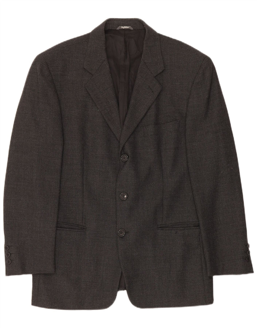 Byblos Chaqueta tipo blazer de 3 botones para hombre EU 48 Lana gris medio