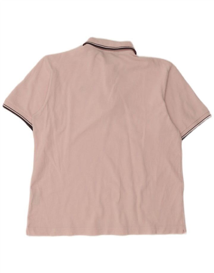 Polo Kappa Hombre Algodón Rosa Medio