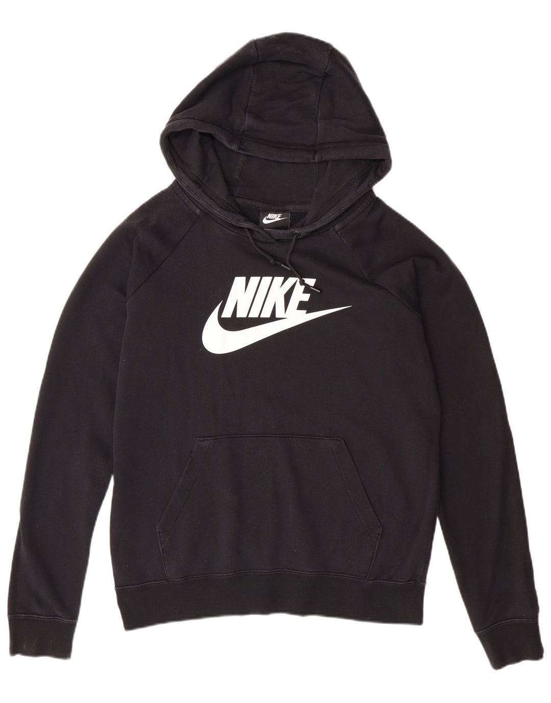 NIKE - Sudadera con capucha para mujer, talla grande, color negro, algodón
