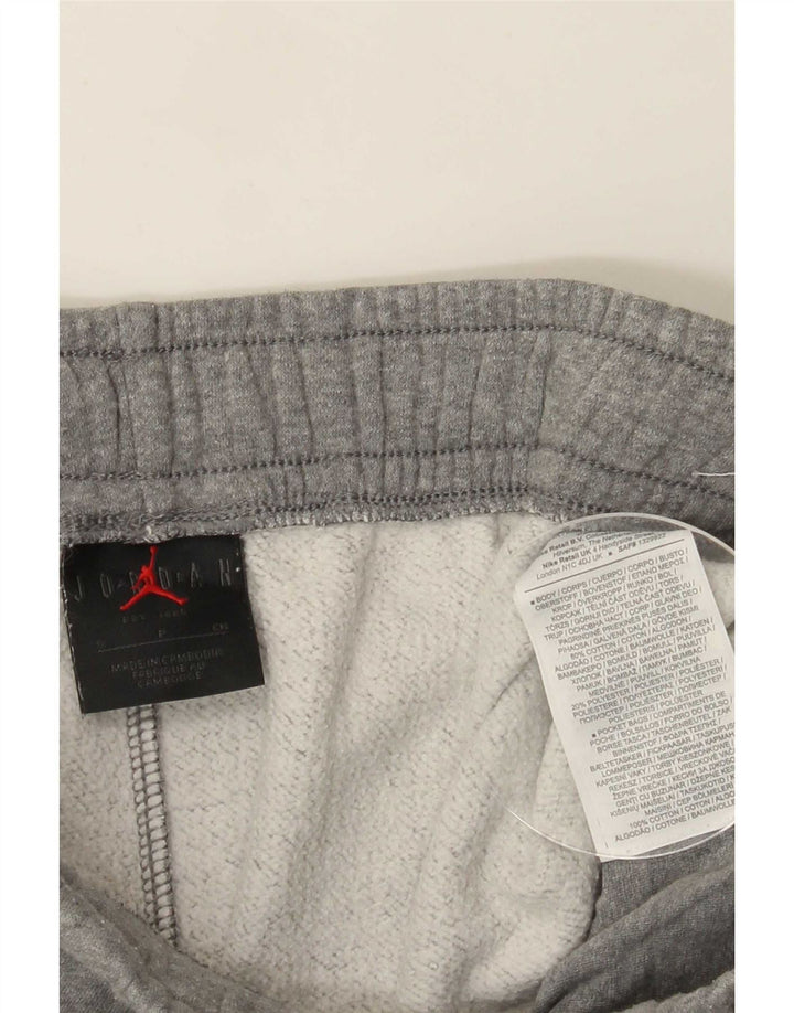 Jordan - Pantalones cortos deportivos para hombre (algodón gris pequeño)