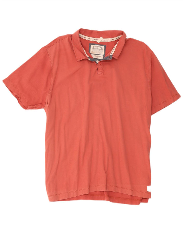 Polo para hombre White Stuff XL de algodón rojo