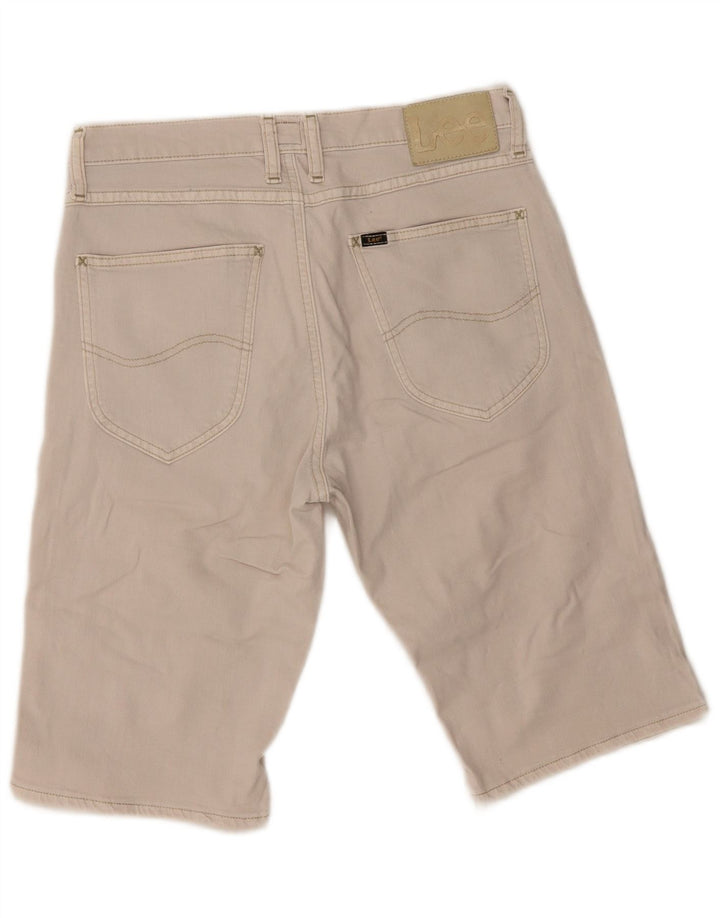 Pantalones cortos vaqueros Lee para hombre W30 Algodón beige medio