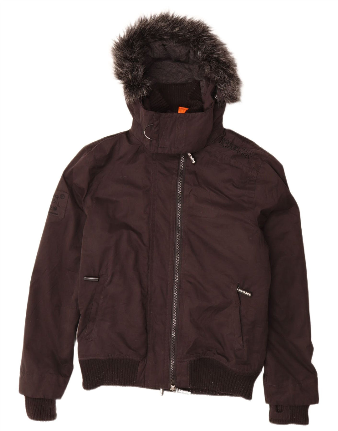Superdry Chaqueta cortavientos The Windbomber para hombre, talla 40, color negro