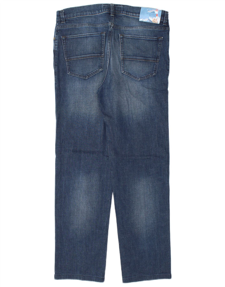 Vaqueros Trussardi Hombre Rectos W35 L31 Azul Algodón