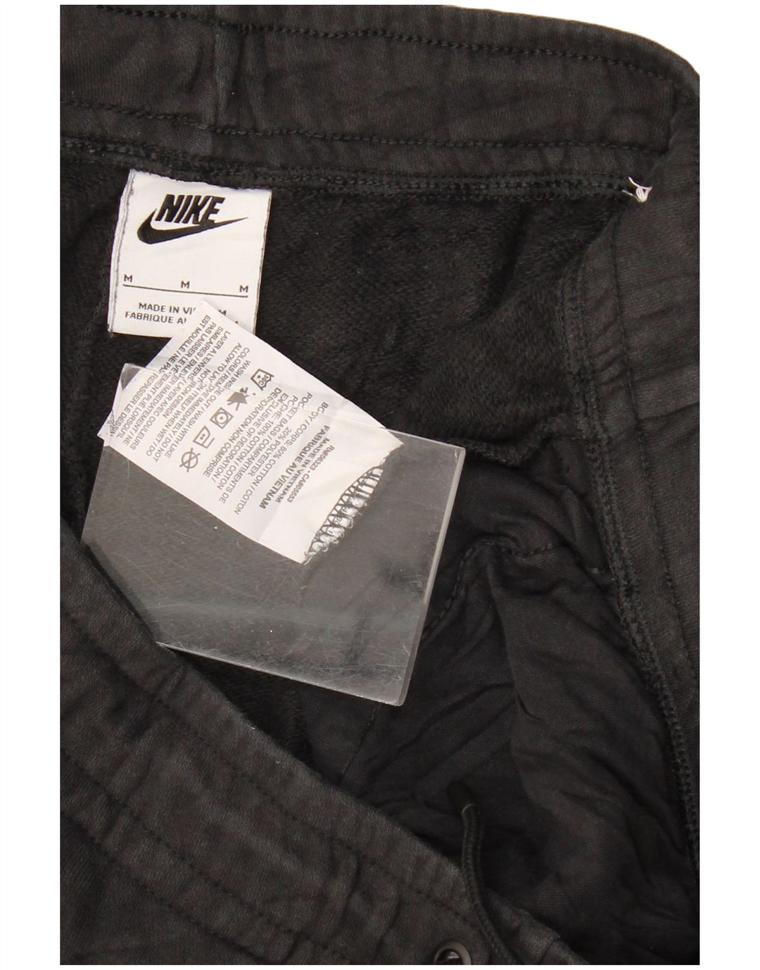 NIKE Mujer Chándal Pantalones Joggers UK 44 Mediano Negro Algodón