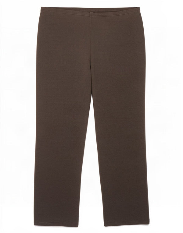 Marks & Spencer Pantalones Casuales Rectos para Mujer UK 20 2XL W36 L29 Gris