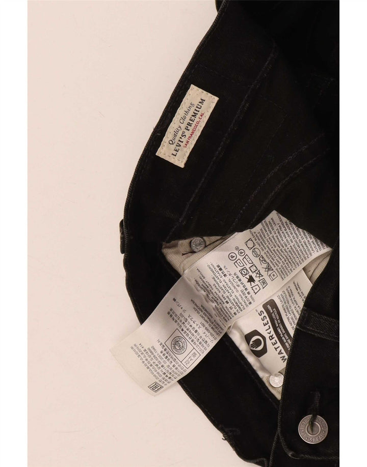 Vaqueros Levi's Mujer Slim W30 L30 Algodón Negro