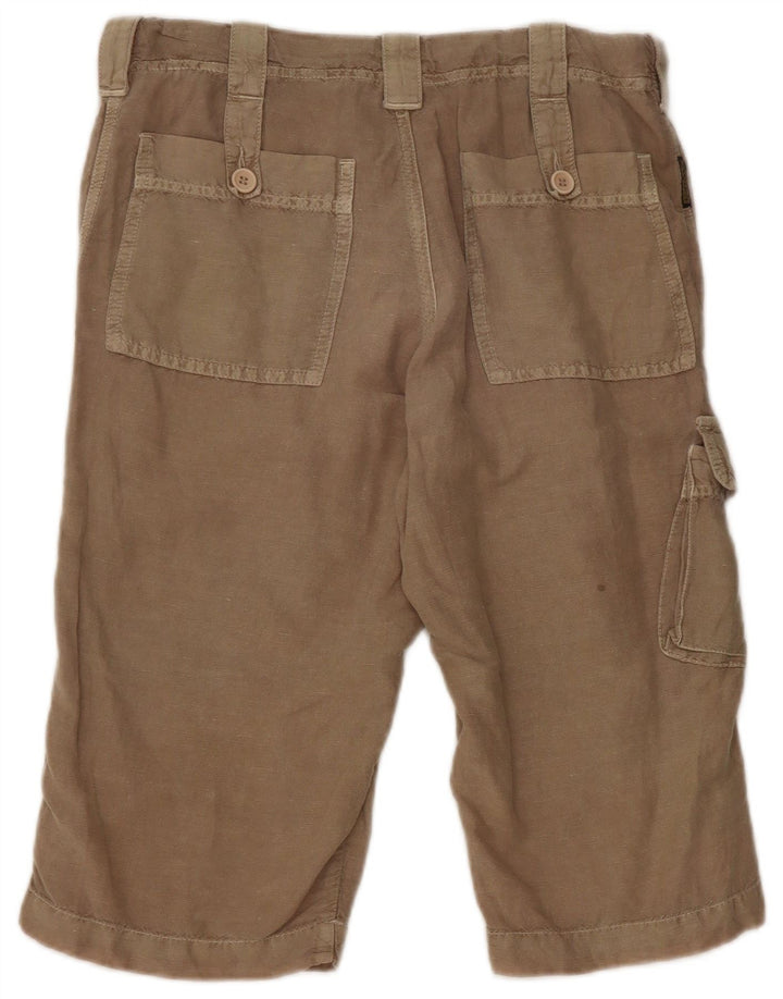 Armani Bermudas tipo cargo para hombre W29 Small Beige Linen