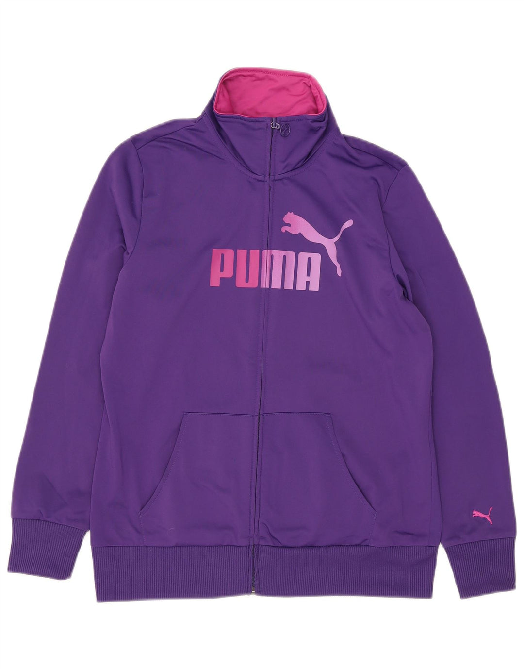 Puma - Chaqueta de chándal gráfica para mujer, talla 40, color morado