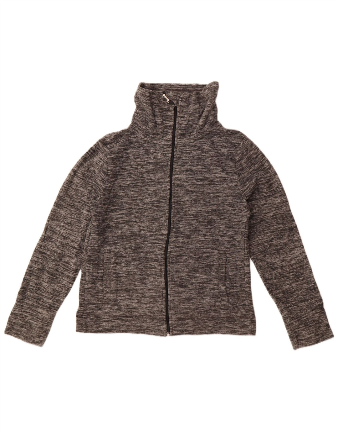 Calvin Klein Chaqueta de forro polar para mujer UK 10 Small Grey Moteado