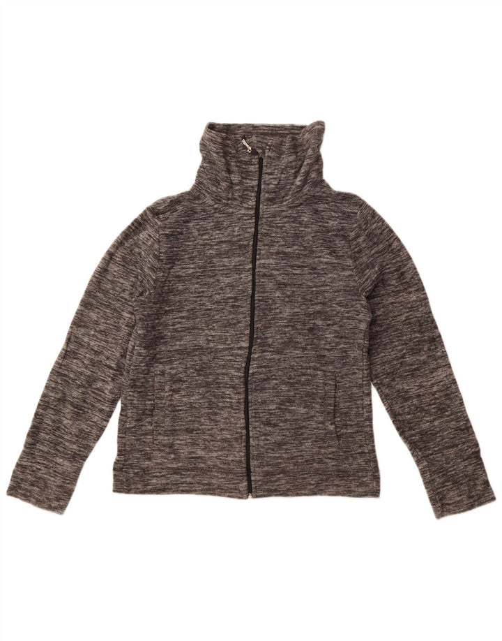 Calvin Klein Chaqueta de forro polar para mujer UK 10 Small Grey Moteado