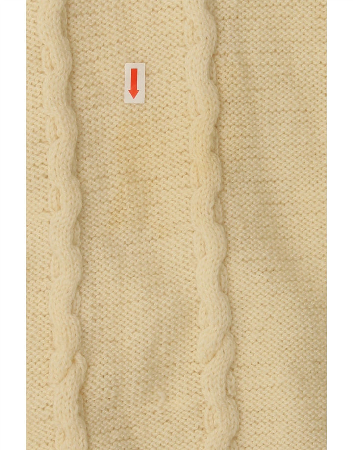 VINTAGE Mens Vest Tank Top Medium  Off White Vintage Vintage and Second-Hand Vintage from Messina Hembry 