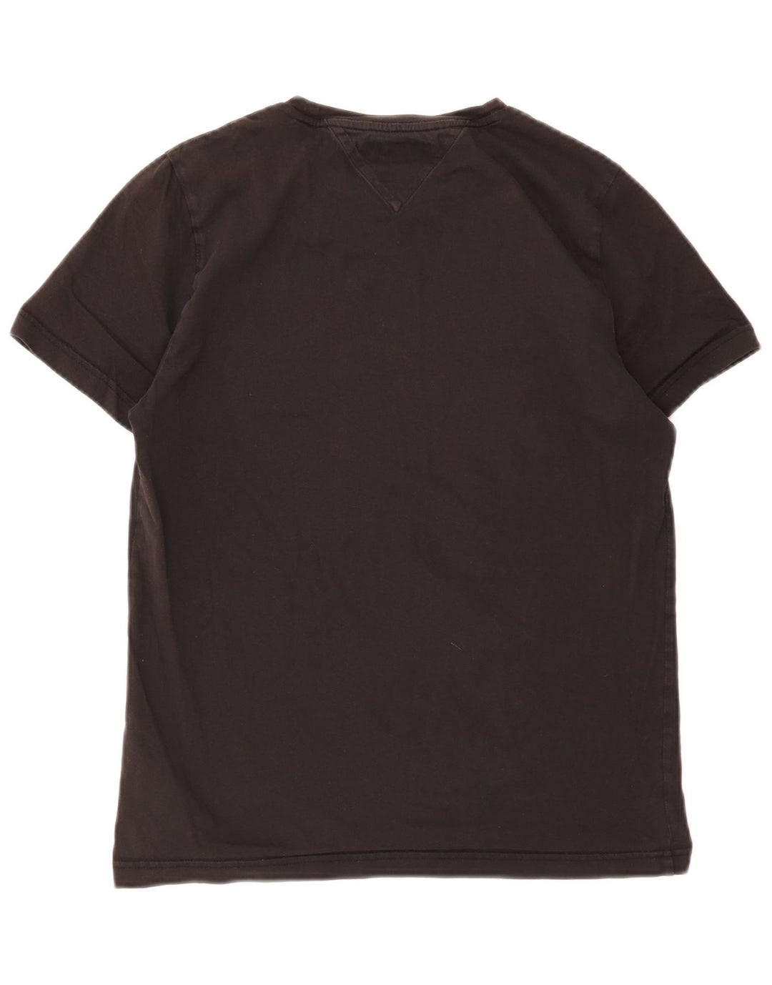 Tommy Hilfiger Camiseta gráfica para hombre Top Medium Black Cotton