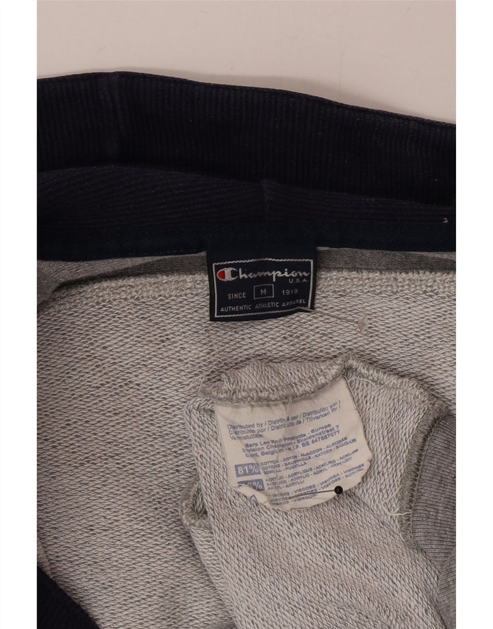 Champion Sudadera Con Capucha Y Cremallera De Algodón Gris Medio Con Bloques De Color