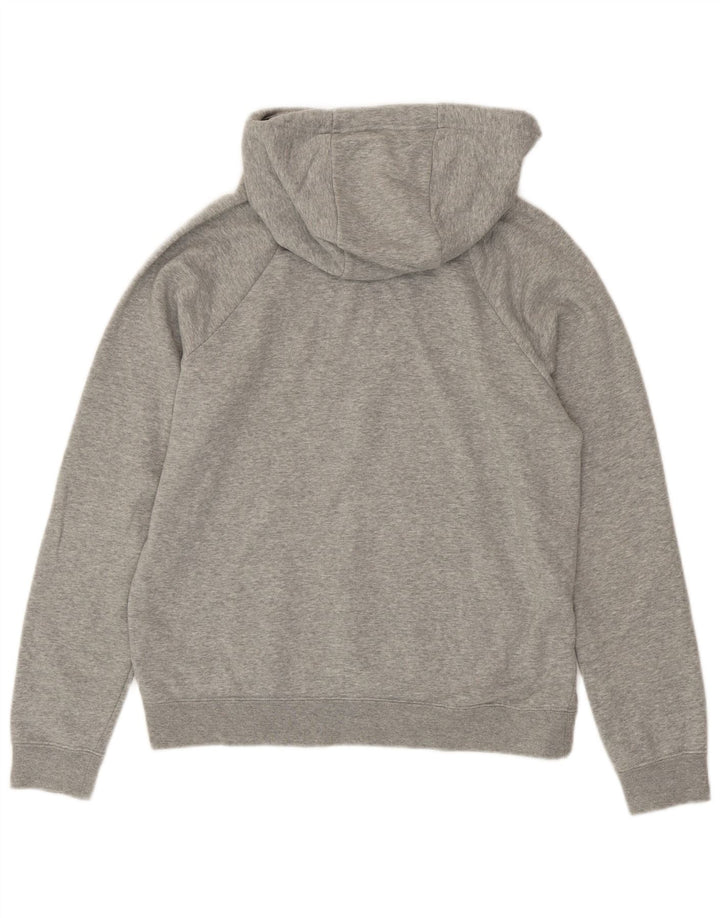 Nike Jersey con capucha para hombre, talla pequeña, algodón moteado gris