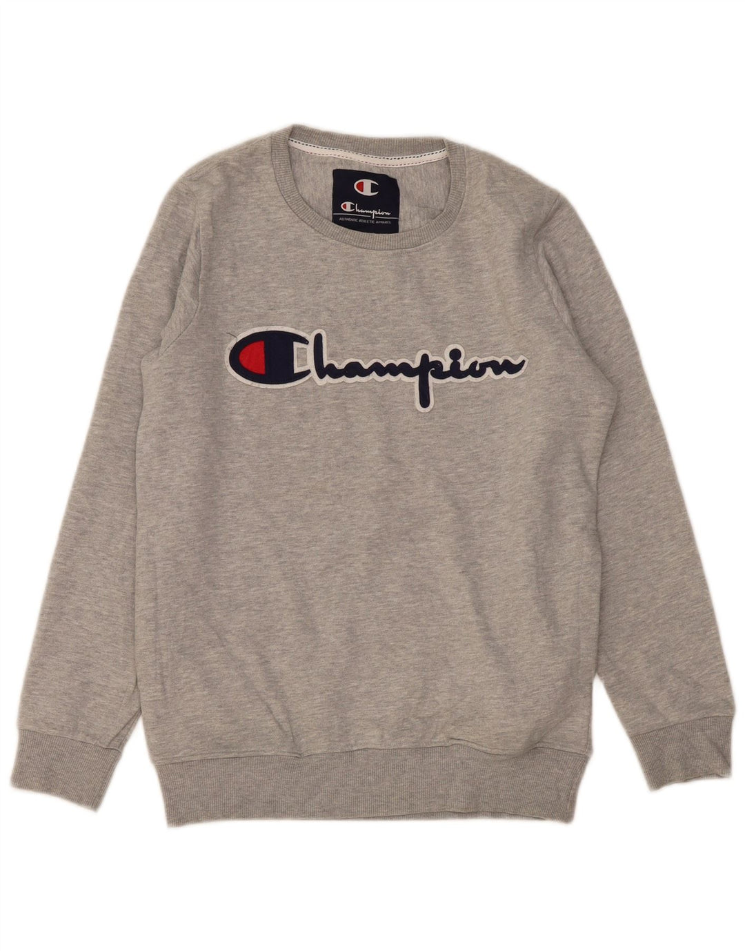 Champion Sudadera Con Estampado Gráfico Jumper Gris Medio