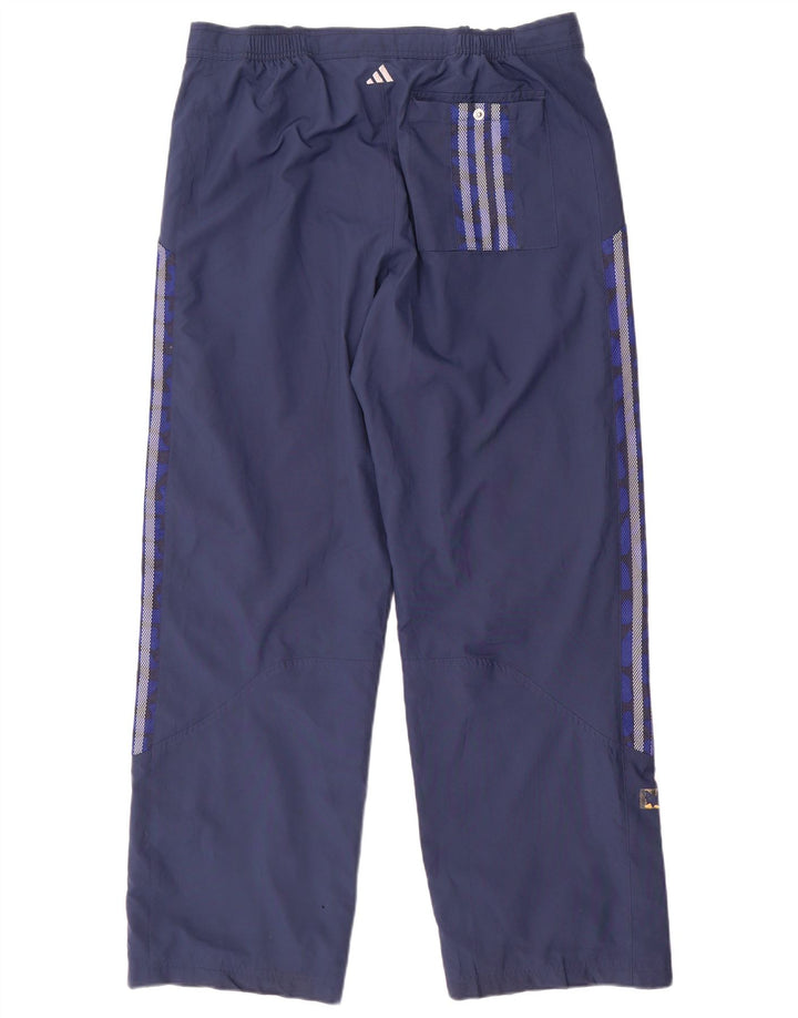 Pantalón Adidas Hombre Impermeable Grande Azul Marino Poliéster