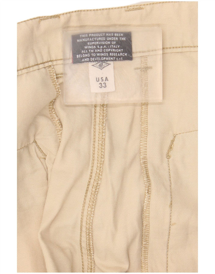 Pantalones cortos tipo cargo Bear para hombre W33 Medium Beige