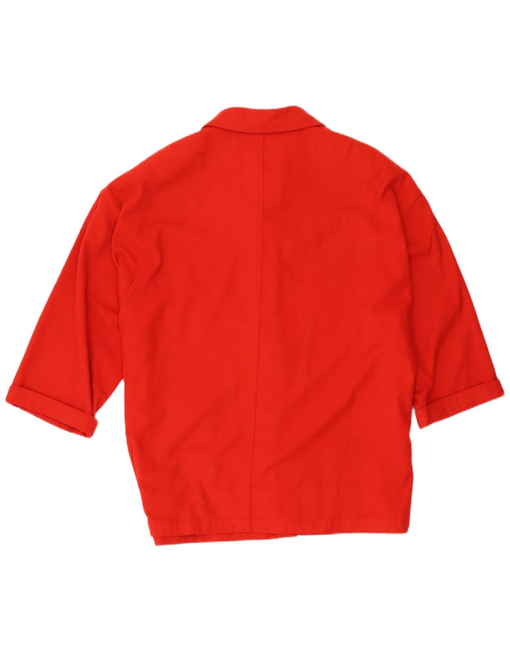 Marina Sport Chaqueta de manga 3/4 para mujer talla 21 mediana roja