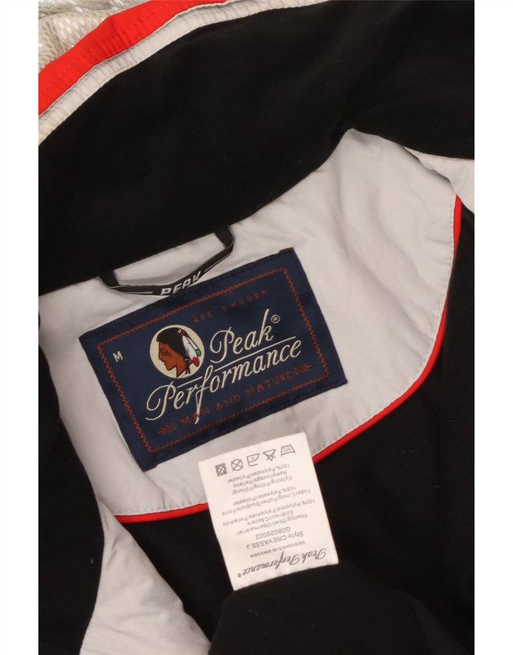 Peak Performance Chaqueta de esquí con capucha para hombre UK 38 Medium Red Colourblock
