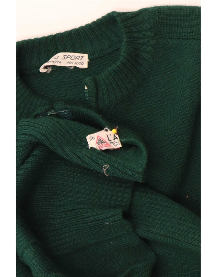 L'ALPINA Cárdigan Hombre IT 50 Verde Medio