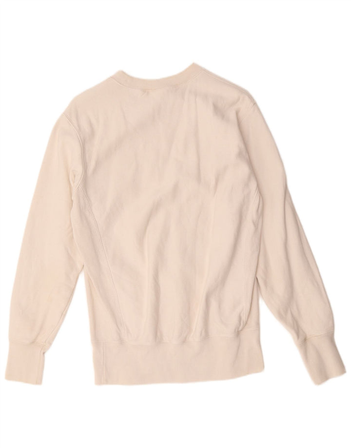 Champion Sudadera Jumper Medium Blanco Hombre