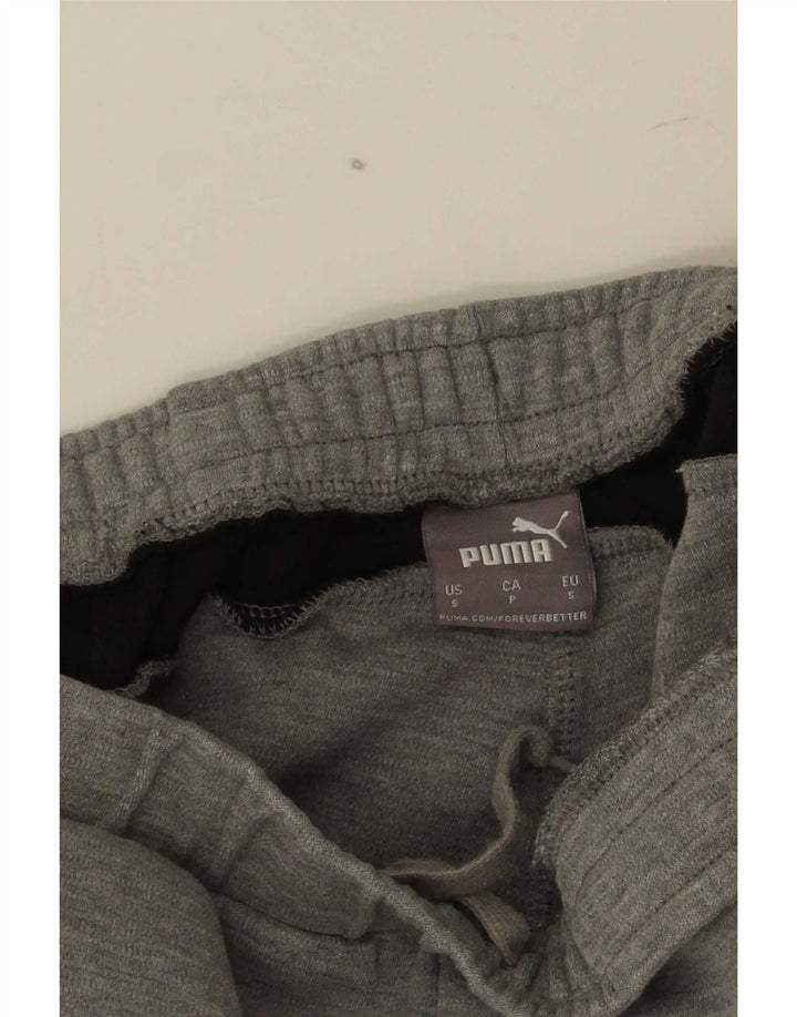 Puma Pantalones De Chándal Para Hombre Pequeño Gris Colorblock