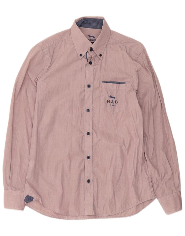 Harmont & Blaine Camisa Regular Fit De Algodón A Rayas Rosa Pequeña Para Hombre