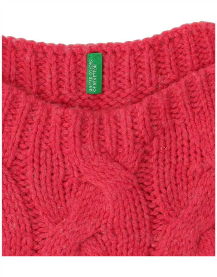 BENETTON Womens Vest Tank Top US 6 XS Pink Vintage Benetton and Second-Hand Benetton from Messina Hembry 
