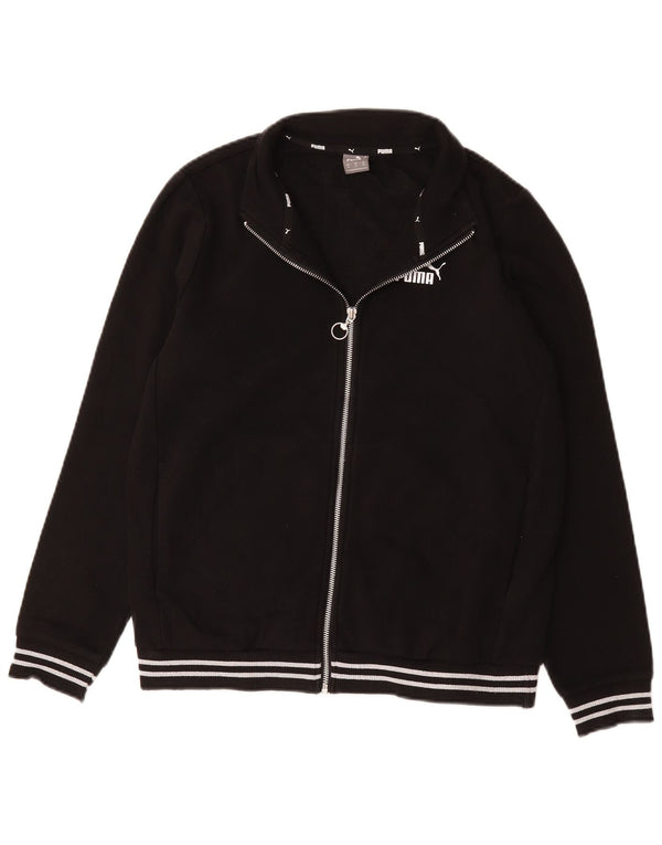 Puma Hombre Chándal Top Chaqueta Mediana Algodón Negro