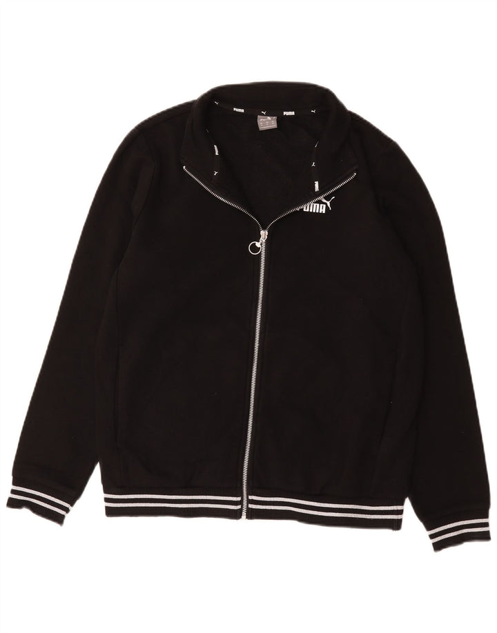 Puma Hombre Chándal Top Chaqueta Mediana Algodón Negro