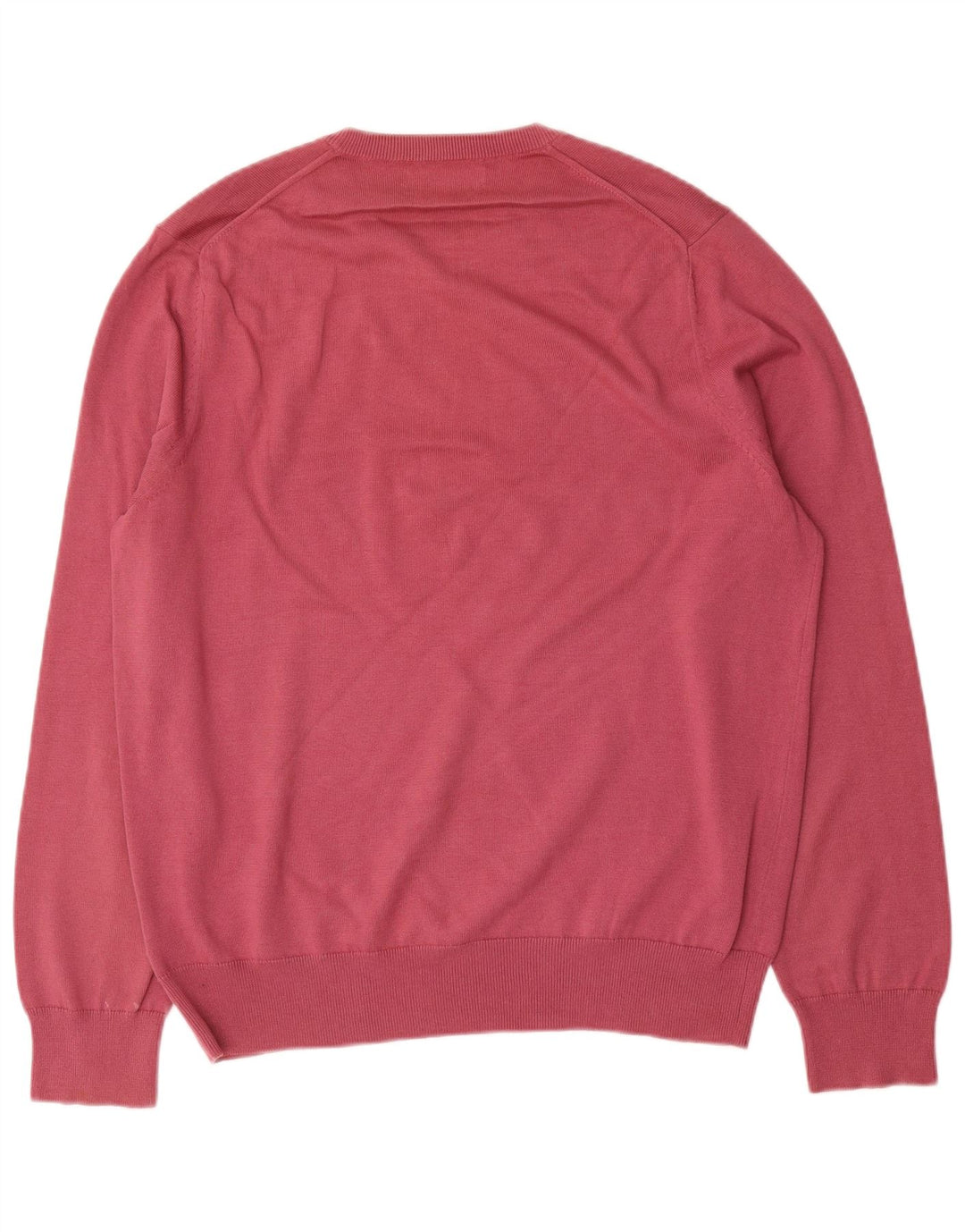 Marks & Spencer - Jersey de cuello redondo para hombre, talla grande, algodón rojo