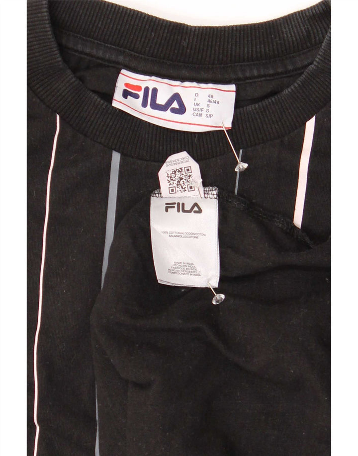 Fila Camiseta Hombre Top Small Algodón Rayas Negras