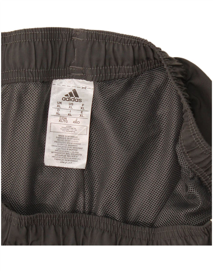 Adidas Pantalones cortos deportivos para hombre XL Gris Poliéster