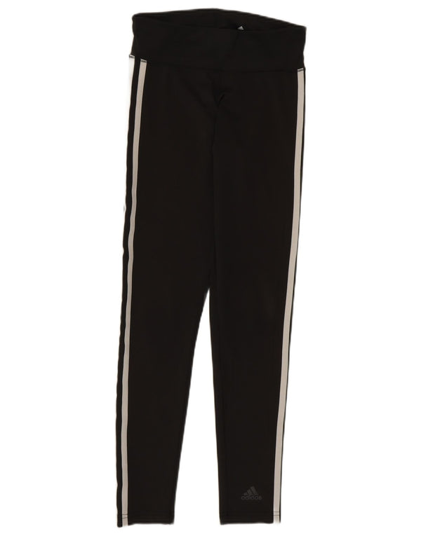 ADIDAS Womens Leggings UK 4/6 XS Black