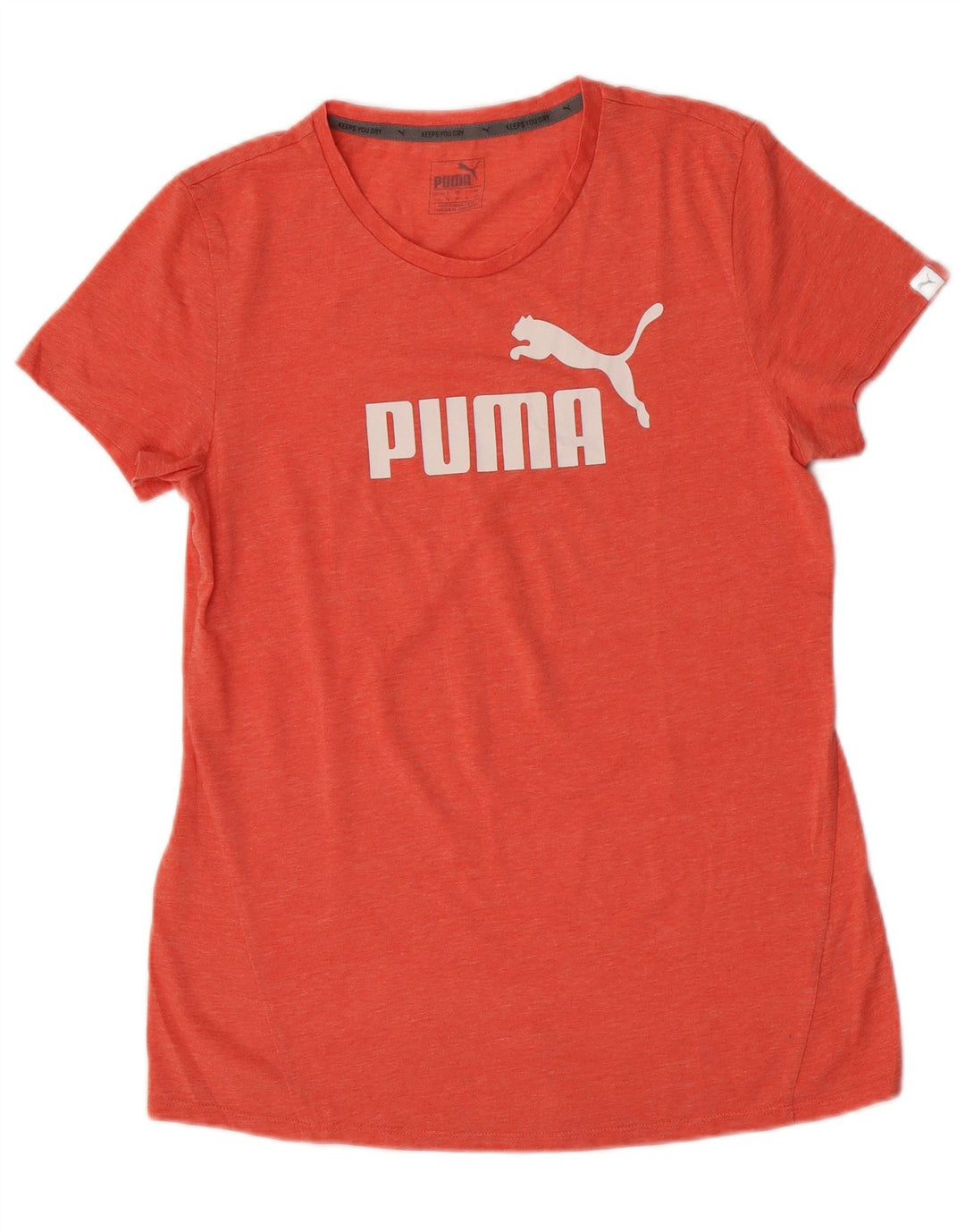 Puma - Camiseta gráfica para mujer (talla 40), color naranja