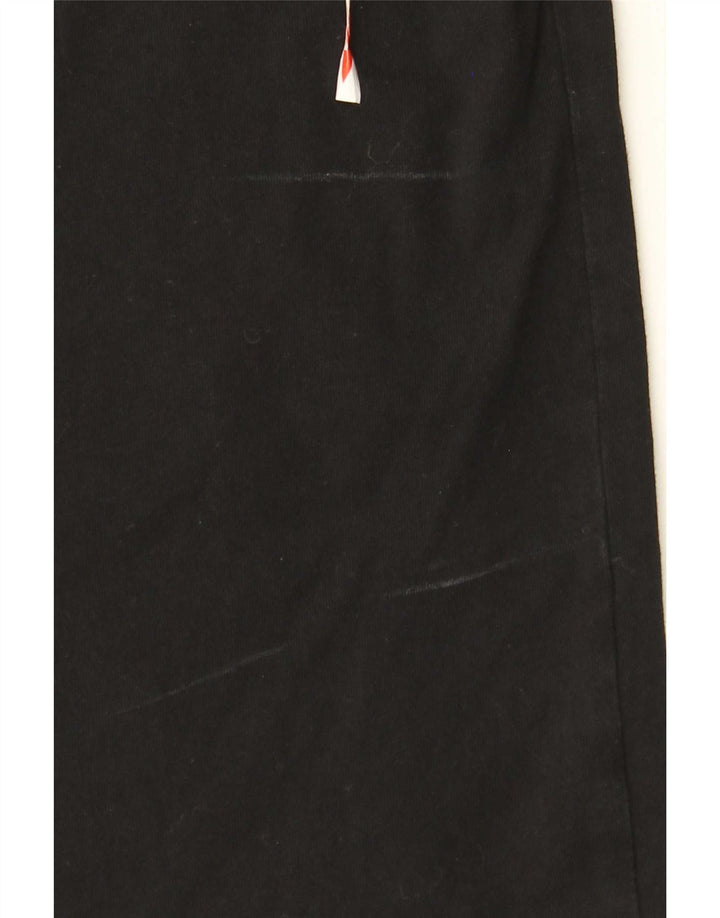 Zara Hombre Camiseta Top Grande Algodón Negro