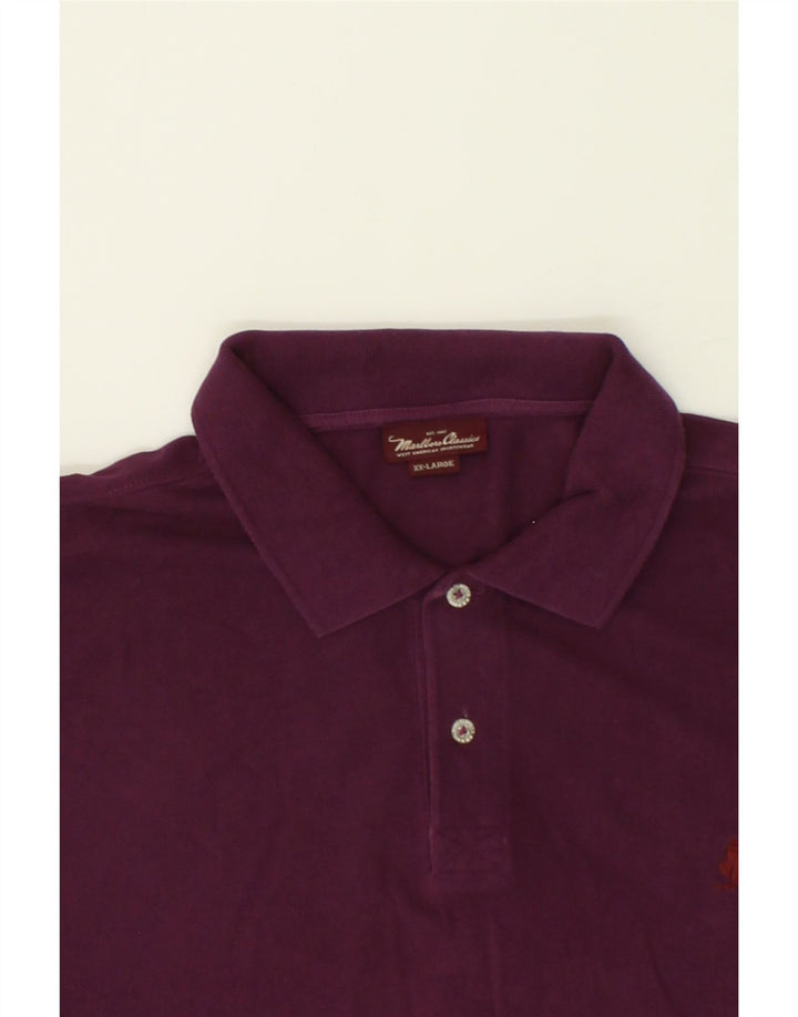 MARLBORO CLASSICS Polo para hombre 2XL Algodón morado