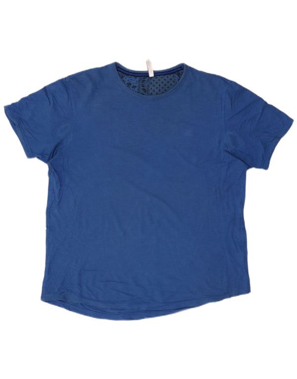 Sun68 Camiseta Hombre Top XL Azul Algodón