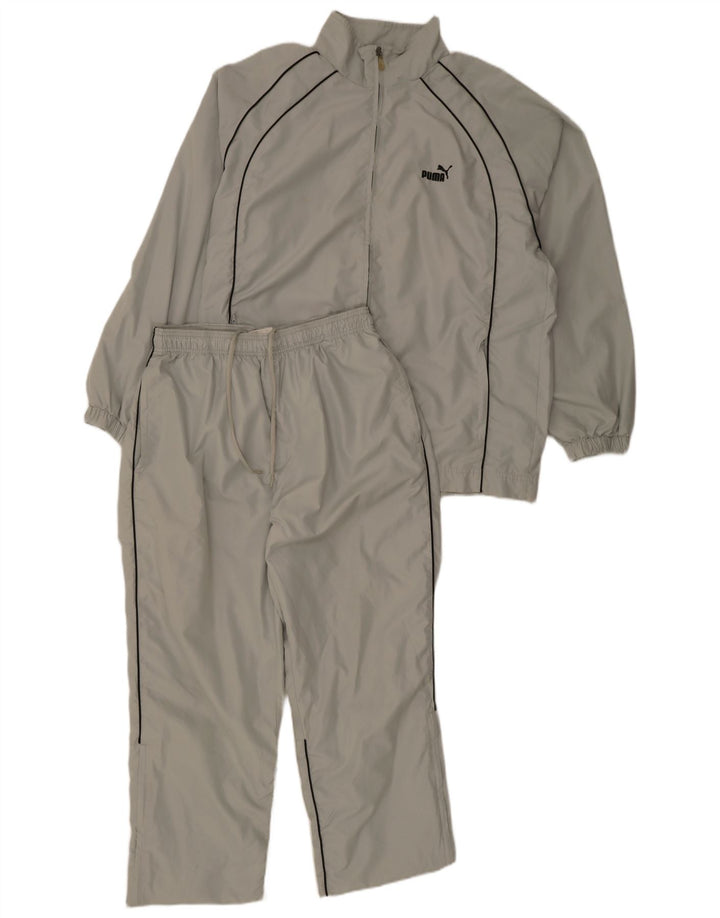 Puma Chándal completo para hombre Poliéster gris grande