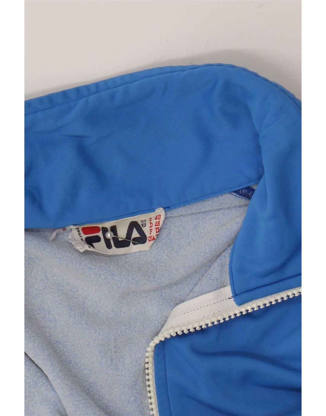 Fila Chaqueta de chándal para hombre IT 48 Rayas azules medianas