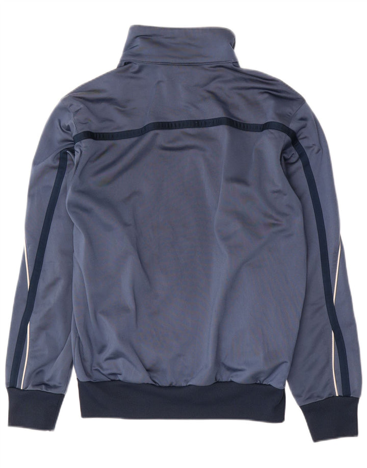 Diadora Chaqueta de chándal para hombre ES 36 Small Azul Colorblock Poliéster