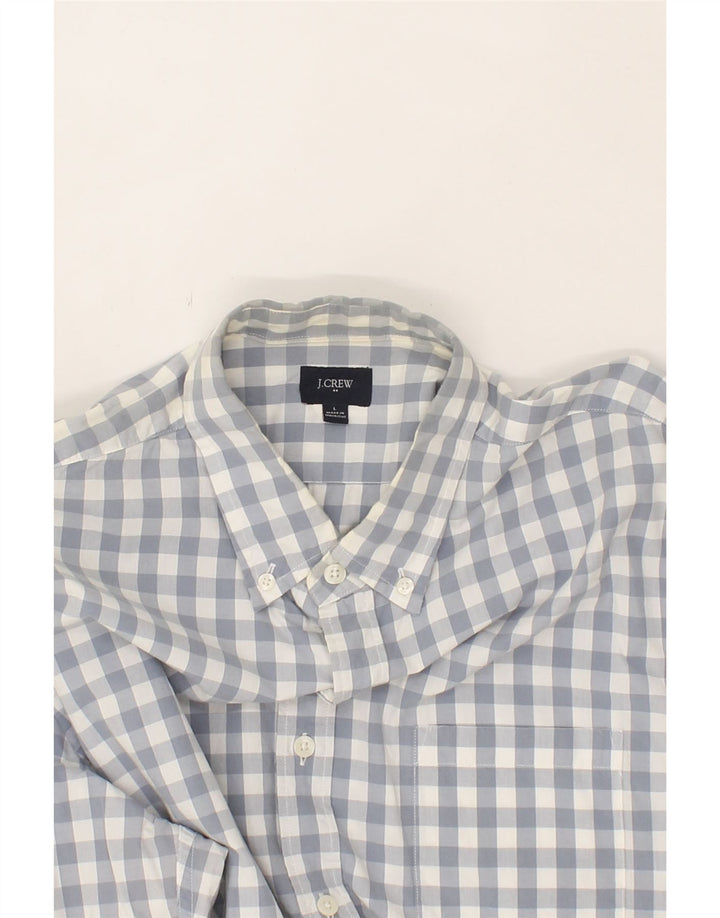 J. CREW Mens Shirt Large Blue Gingham Cotton Vintage J. Crew and Second-Hand J. Crew from Messina Hembry 