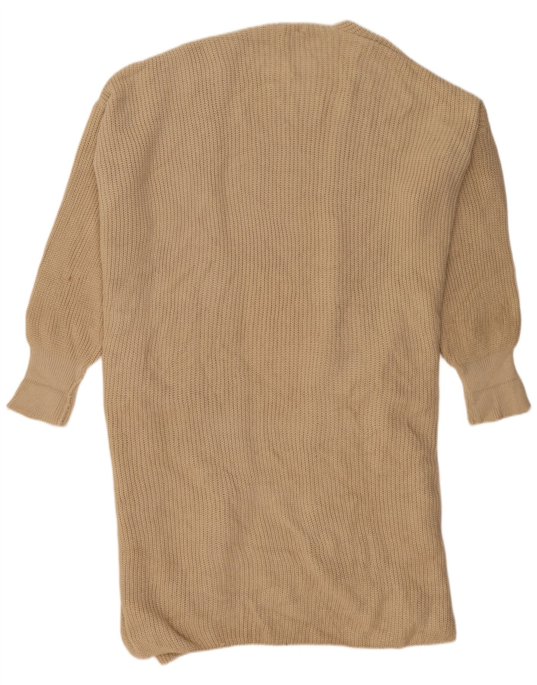 Topshop Cárdigan abierto de gran tamaño para mujer, talla 40, color beige medio